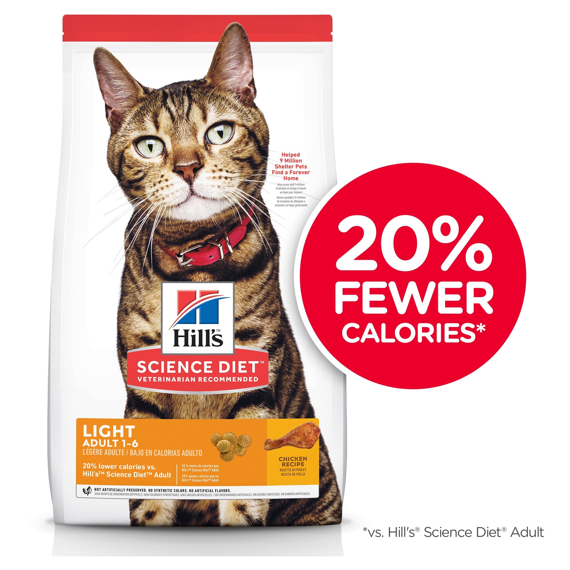 Hill's Science Diet Light Adult Dry Cat Food (132617000125) [default_color]