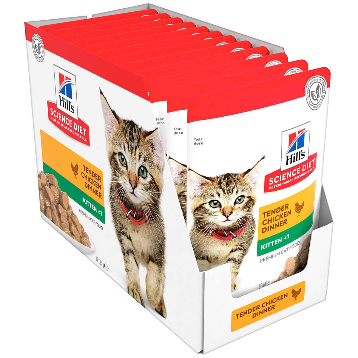 Hill's Science Diet Kitten Chicken Pouches Wet Cat Food 85g