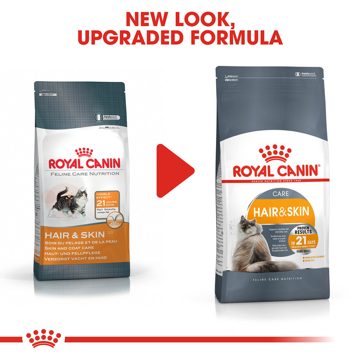 Royal Canin Hair & Skin Care Adult Dry Cat Food 2kg
