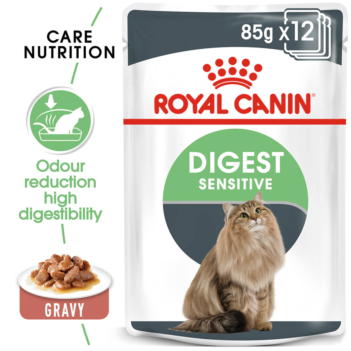Royal Canin Digestive Care Gravy Adult Wet Cat Food 85g