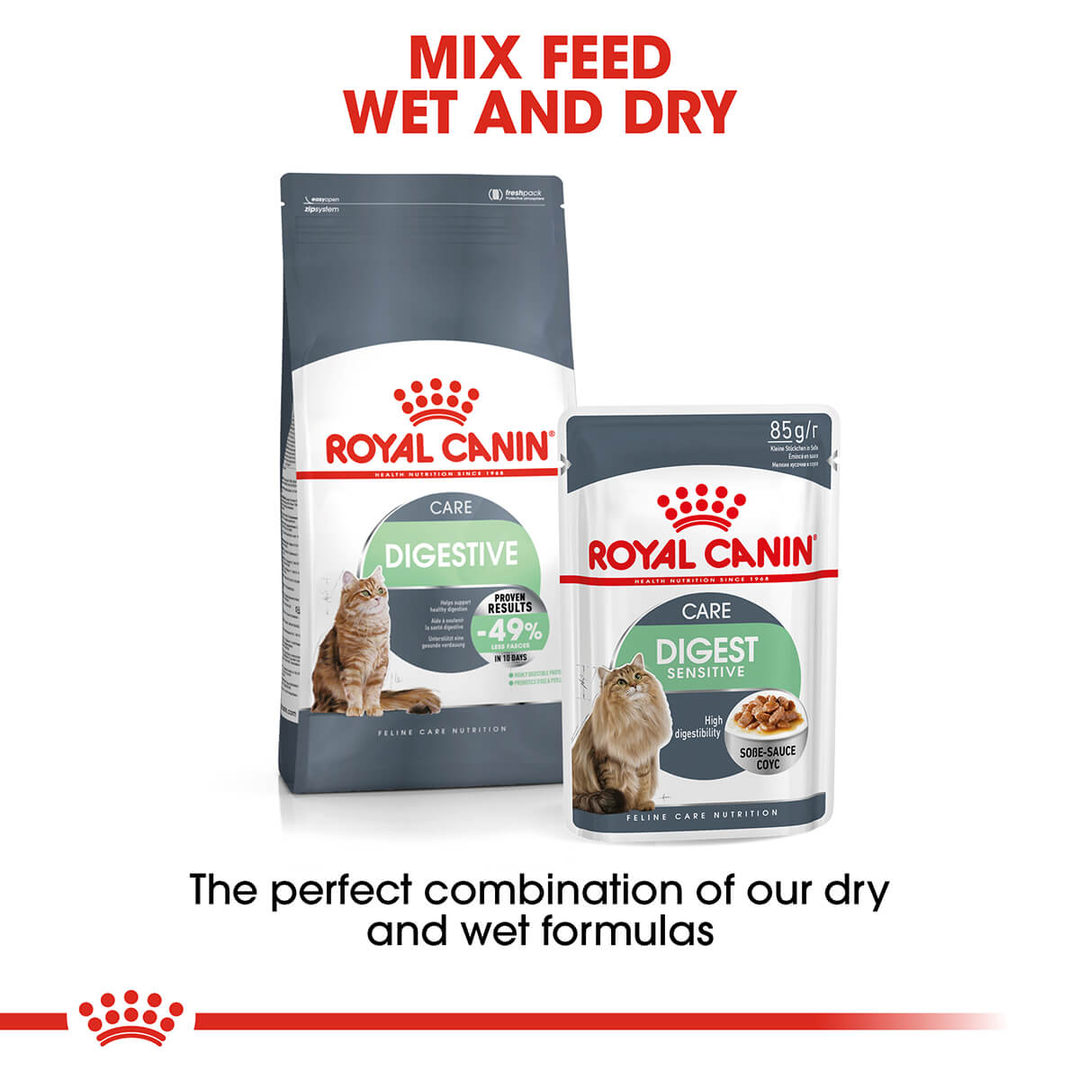 Royal Canin Digestive Care Gravy Adult Wet Cat Food 85g