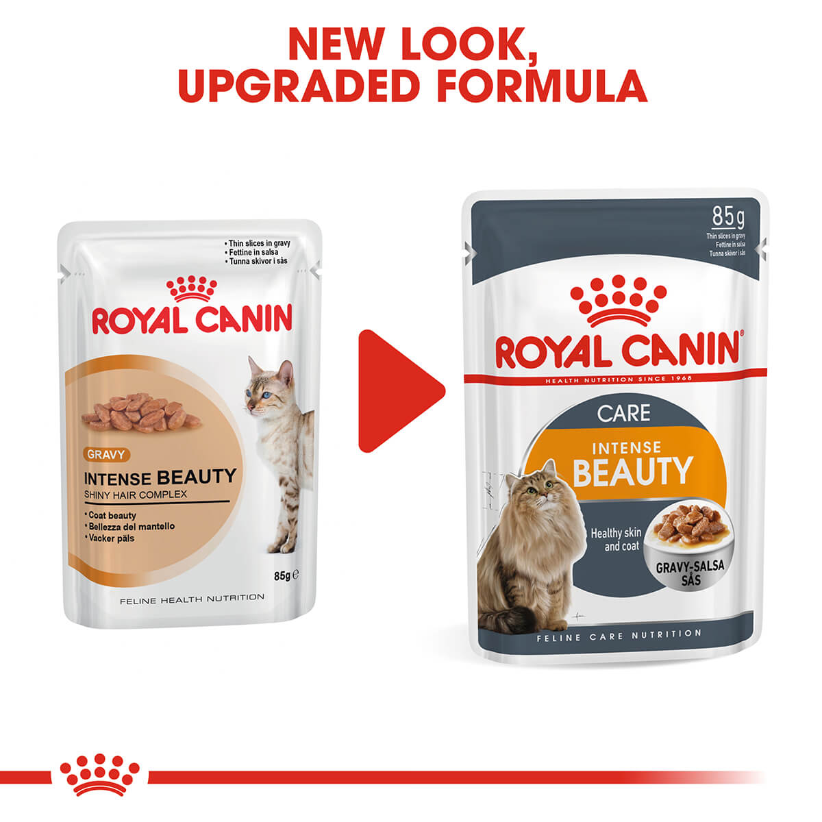 Royal Canin Hair & Skin Gravy Adult Wet Cat Food 85g