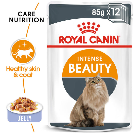Royal Canin Hair & Skin Jelly Adult Wet Cat Food 85g