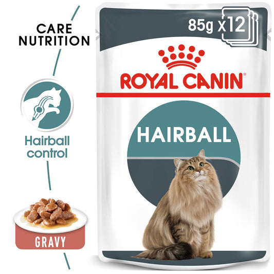 Royal Canin Hairball Care Gravy Adult Wet Cat Food 85g