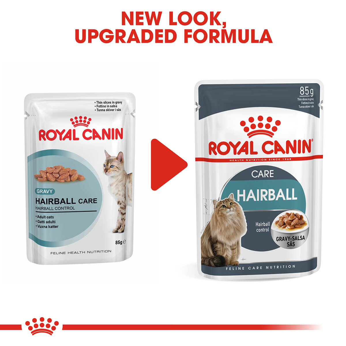Royal Canin Hairball Care Gravy Adult Wet Cat Food 85g