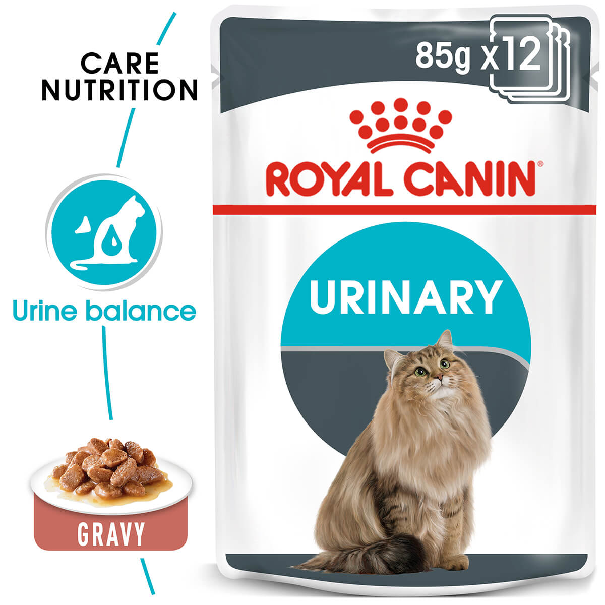Royal Canin Urinary Care Gravy Adult Wet Cat Food 85g