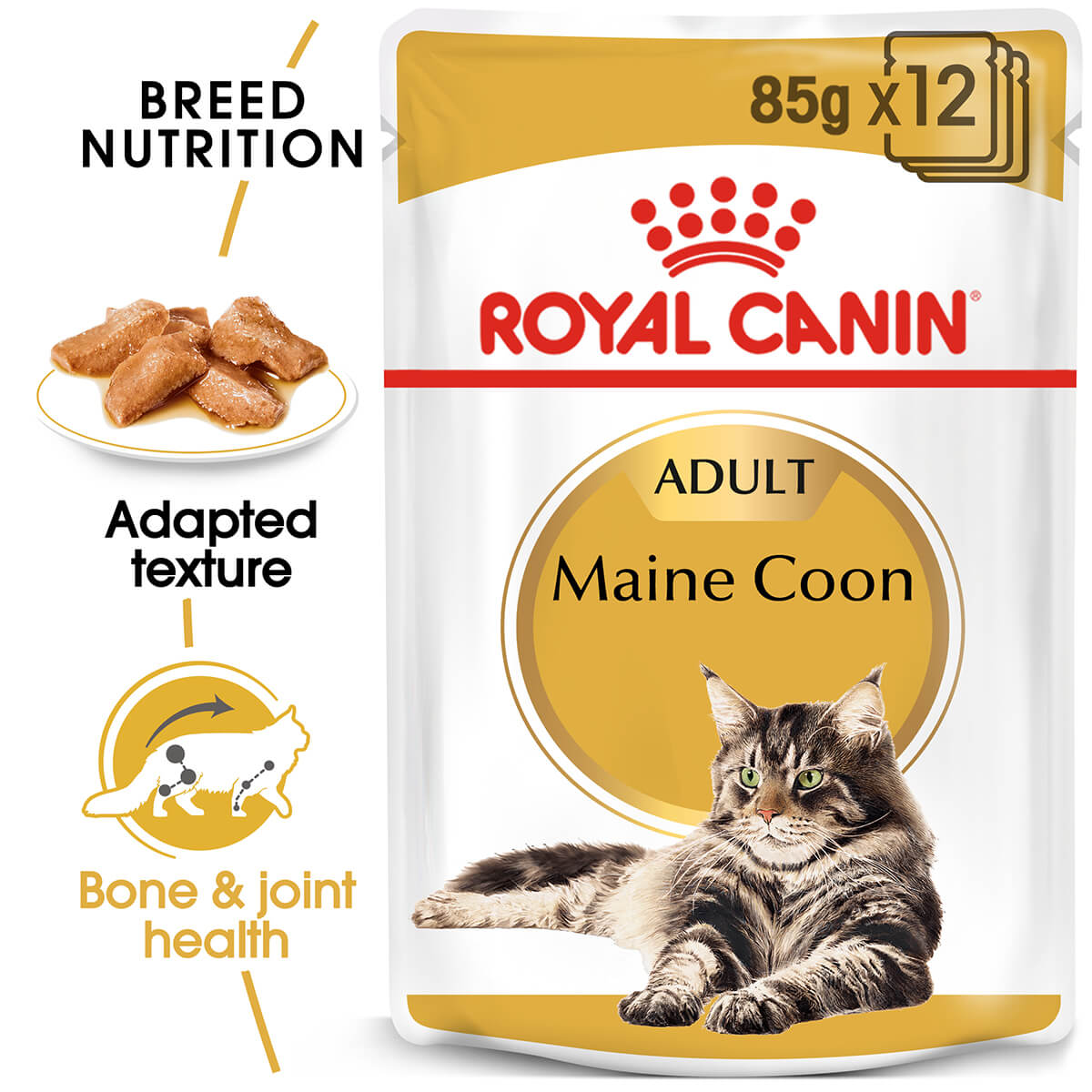 Royal Canin Maine Coon Adult In Gravy Wet Cat Food