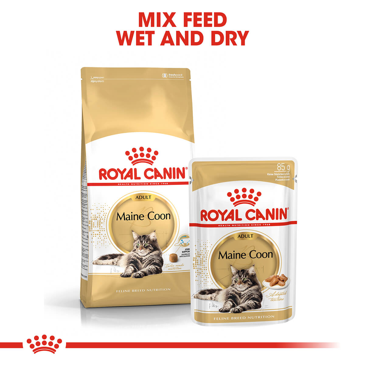 Royal Canin Maine Coon Adult In Gravy Wet Cat Food