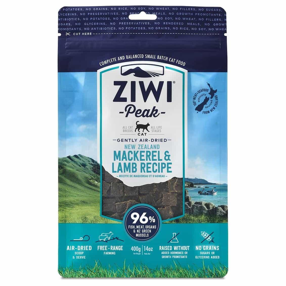 Ziwi Peak Air Dried Mackerel & Lamb Recipe Dry Cat Food