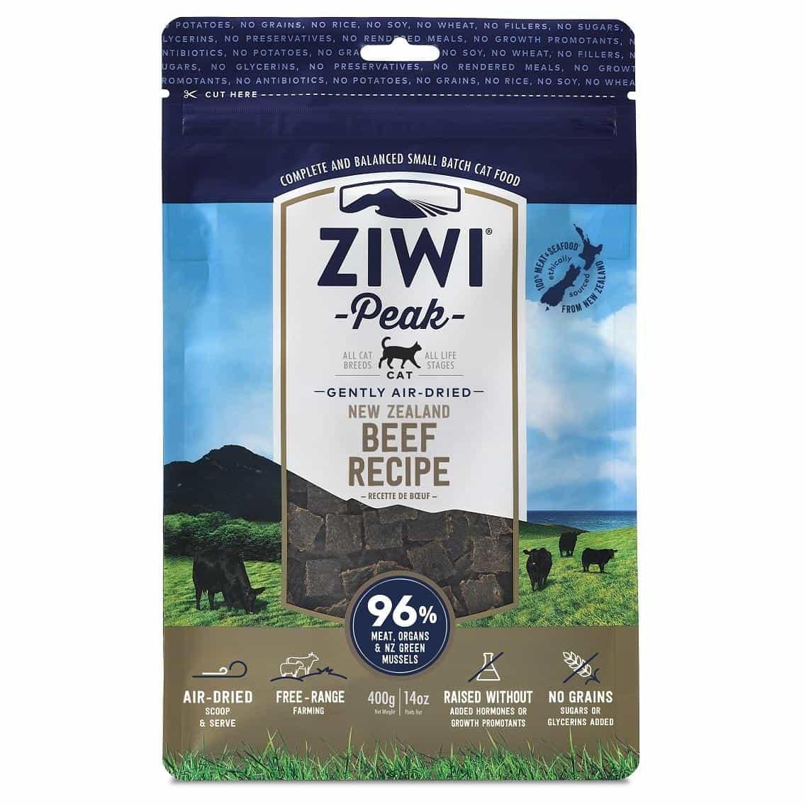 Ziwi Peak Air Dried Beef Recipe Dry Cat Food