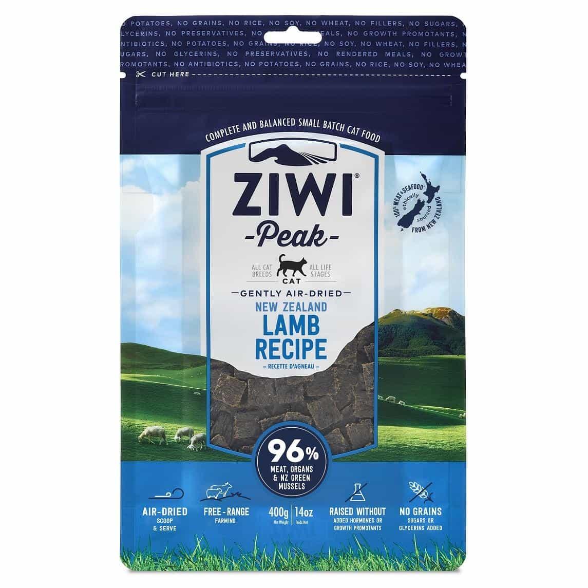 Ziwi Peak Air Dried Lamb Recipe Dry Cat Food