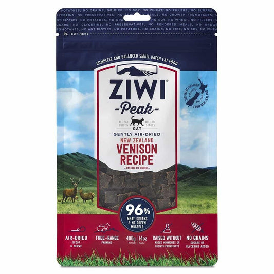 Ziwi Peak Air Dried Venison Recipe Dry Cat Food 400g
