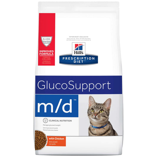 Hill's Prescription Diet M/D Glucose/Weight Management Dry Cat Food 1.8kg