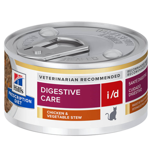 Hill's Prescription Diet I/D Digestive Health Support Chicken & Vegetable Stew Wet Cat Food
