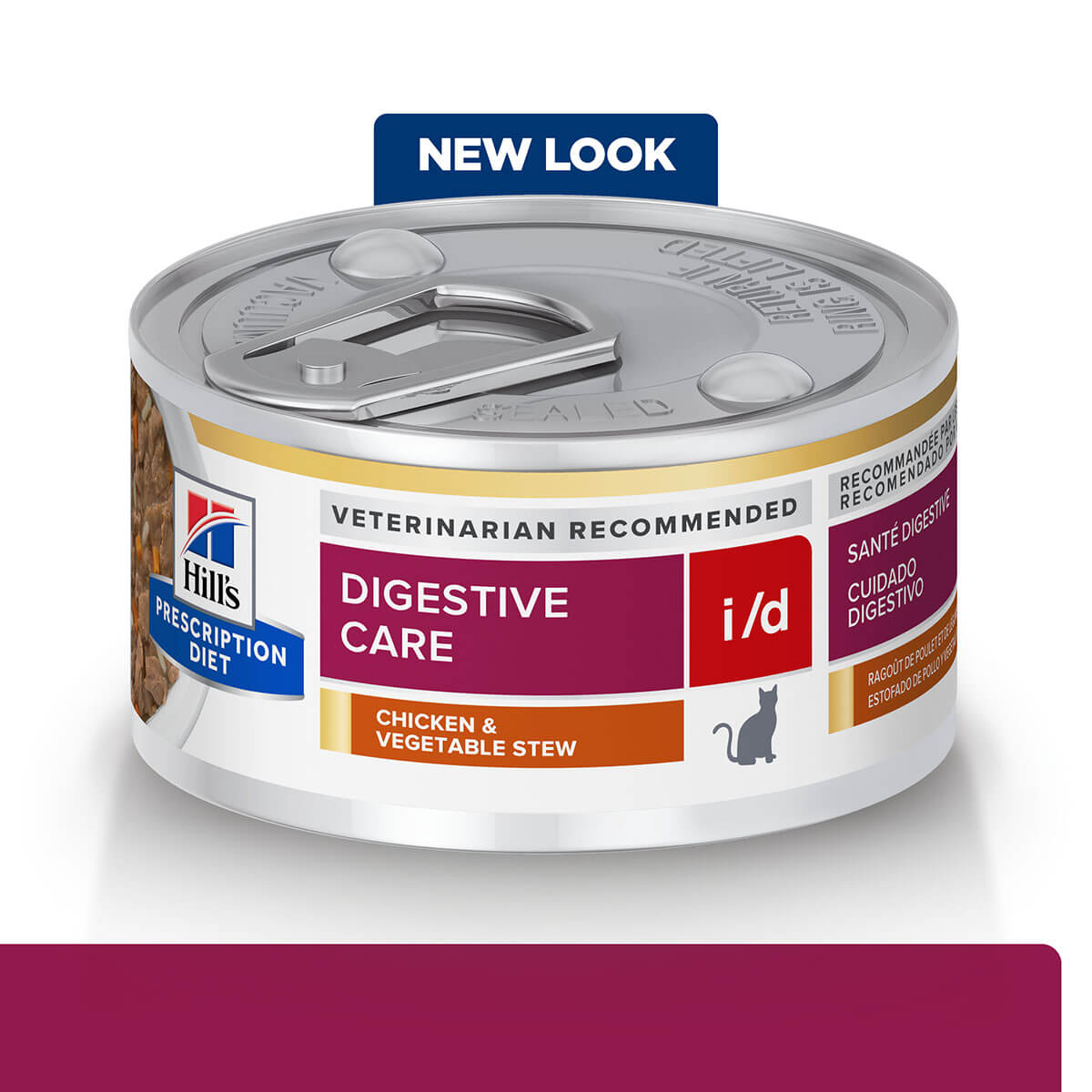 Hill's Prescription Diet I/D Digestive Health Support Chicken & Vegetable Stew Wet Cat Food