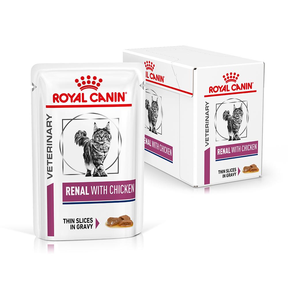 ROYAL CANIN VETERINARY DIET Renal Chicken Adult Wet Cat Food Pouches