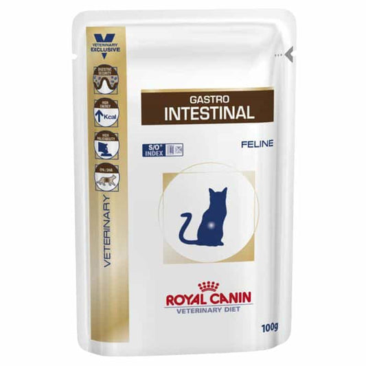 Royal Canin VET Gastro Intestinal Pouch Wet Cat Food 100G (133212000048) [default_color]