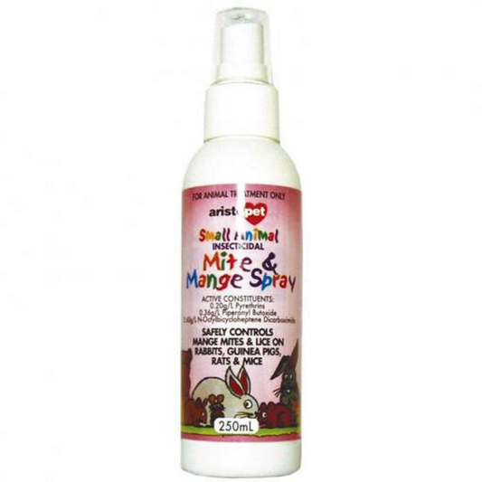 Aristopet Mite and Mange Spray for Small Animals