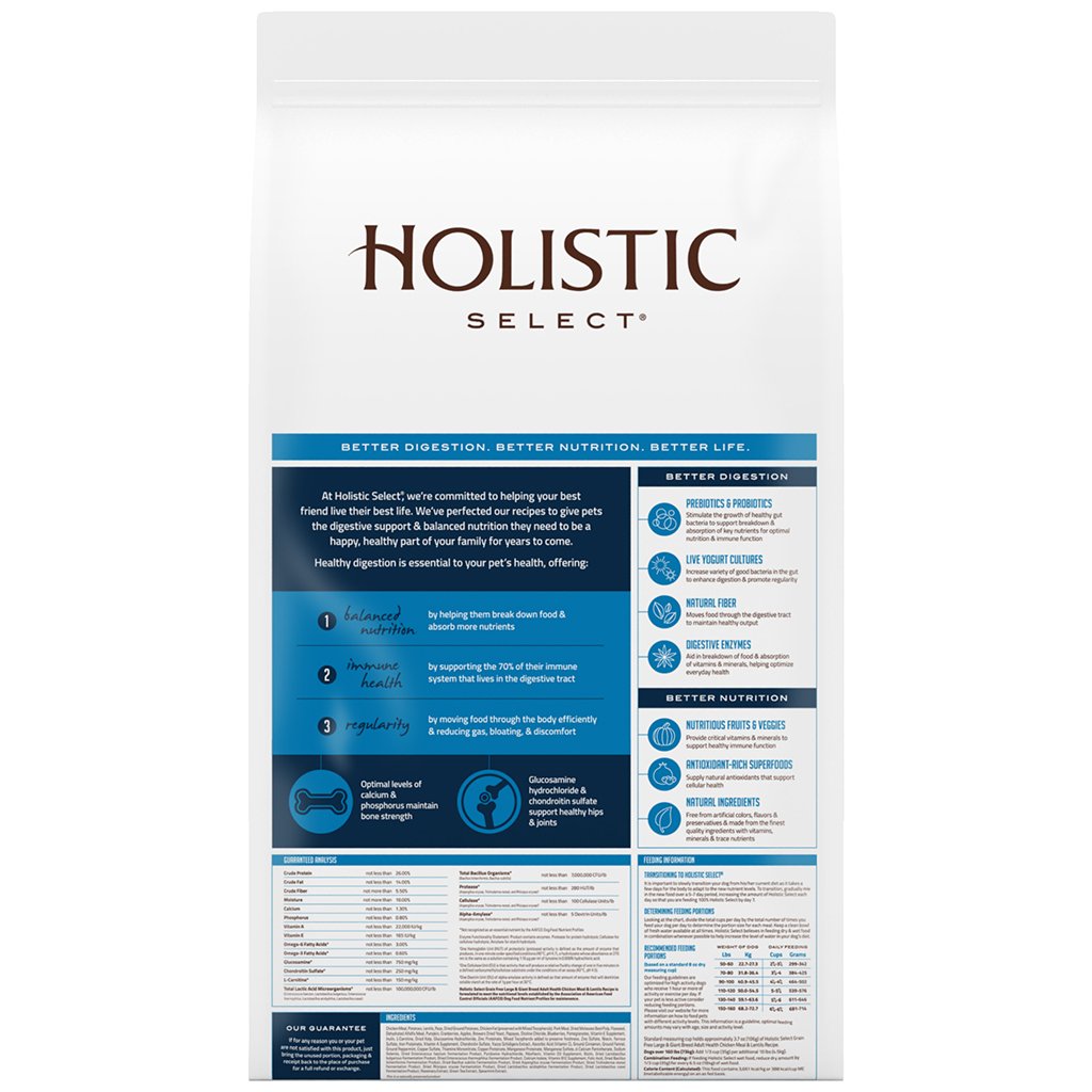 Holistic Select Grain Free Large & Giant Breed Adult Dry Dog Food