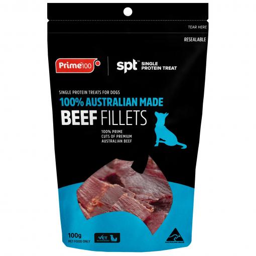 Prime100 SPT Beef fillet treats - 100g