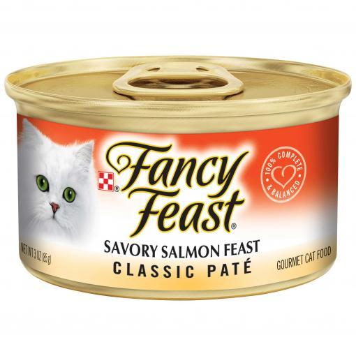 Fancy Feast Classic Pate Savoury Salmon Feast Wet Cat Food