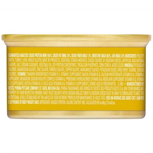 Fancy Feast Delights With Cheddar Grilled Turkey & Cheddar Cheese Wet Cat Food