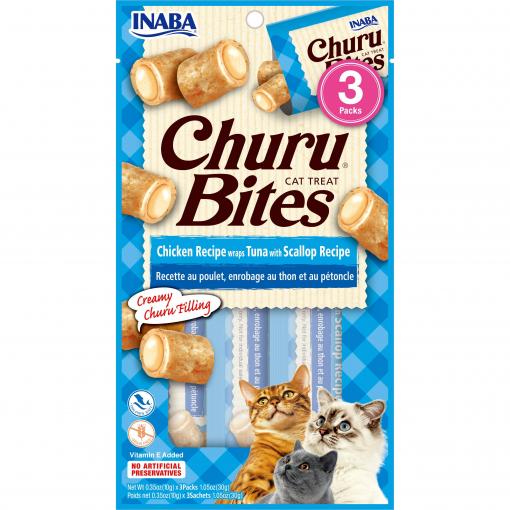 Inaba Chicken Wraps Tuna With Scallop Churu Bites Cat Treats