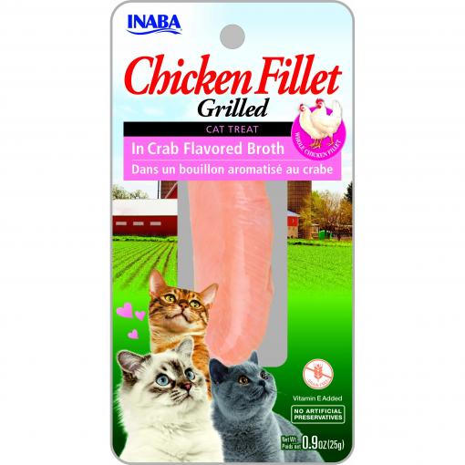 Inaba Grill Chicken Fillet In Crab Flavour Broth 25g
