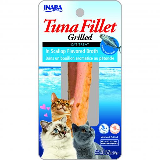 Inaba Grilled Tuna Fillet In Scallop Flavoured Broth Cat Treats