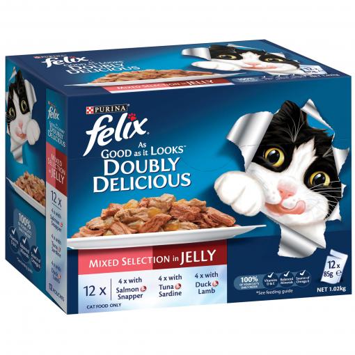 Felix Doubly Delicious Mixed Wet Cat Food