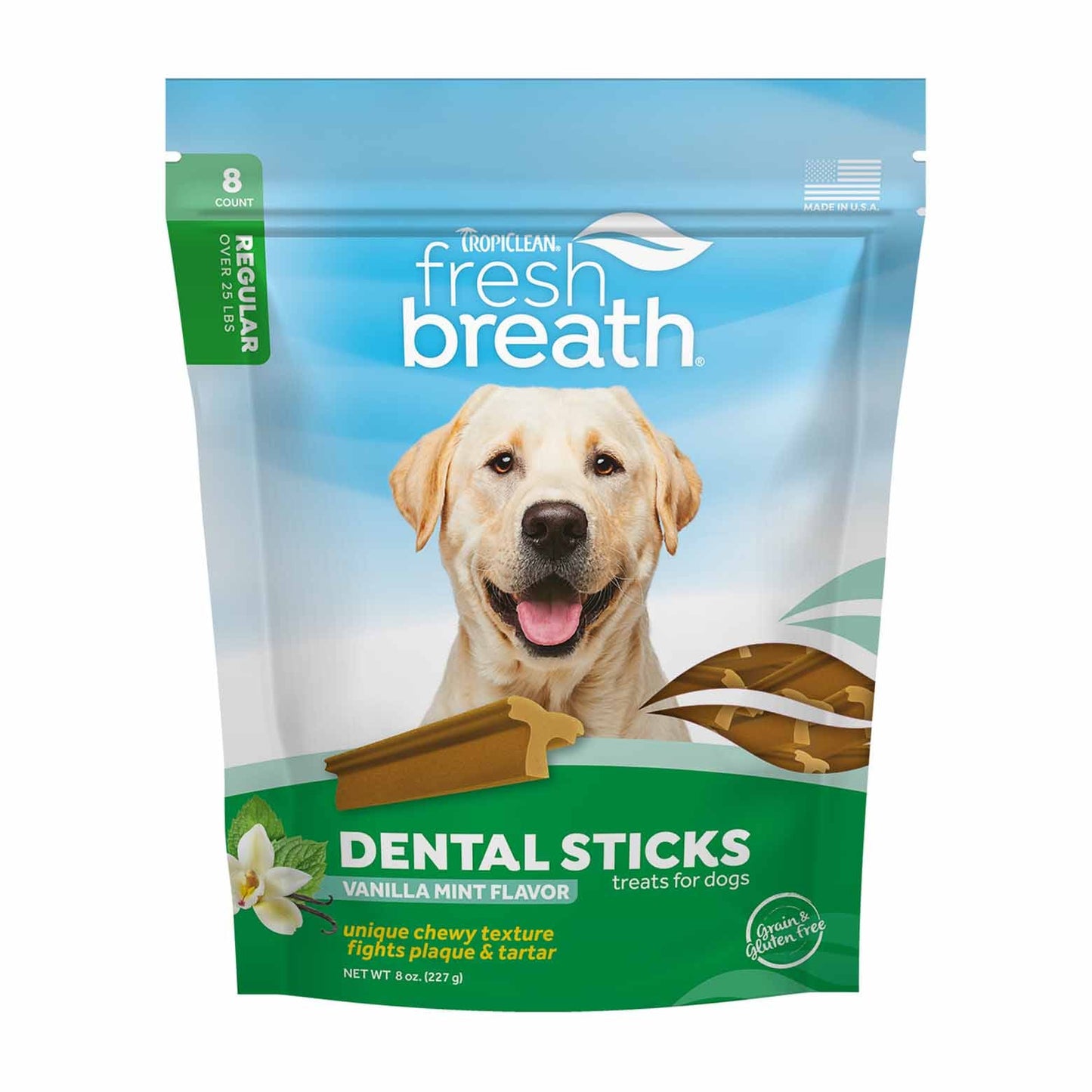 Tropiclean Fresh Breath Vanilla Mint Dog Dental Stick