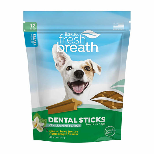 Tropiclean Fresh Breath Vanilla Mint Dog Dental Stick