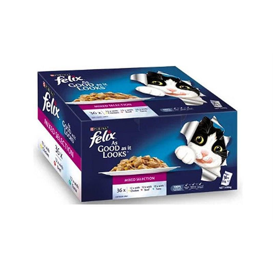 Felix As Good As It Looks Mixed Selection Wet Cat Food