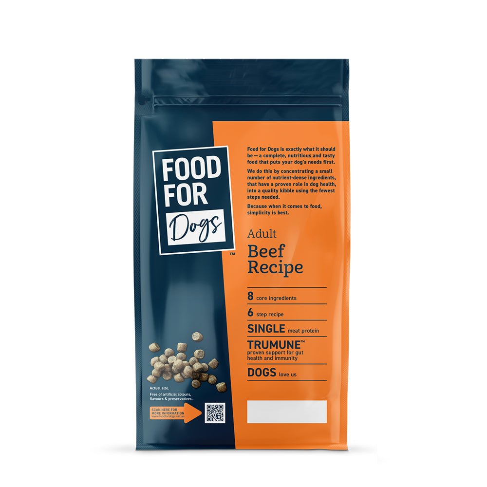 Food For Dogs Adult Beef Recipe Dry Dog Food