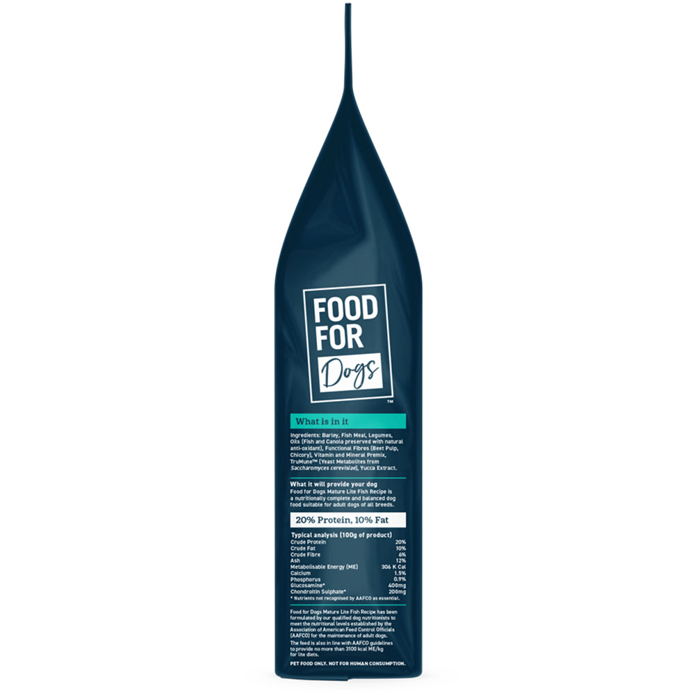 Food For Dogs Mature Adult Lite Fish Recipe Dry Dog Food