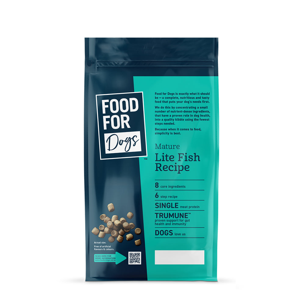 Food For Dogs Mature Adult Lite Fish Recipe Dry Dog Food
