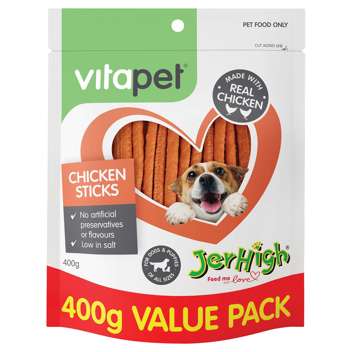 Vitapet Jerhigh Chicken Sticks Dog Treats