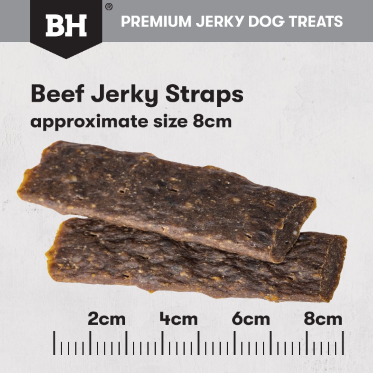 Black Hawk Beef Jerky Straps Dog Treats