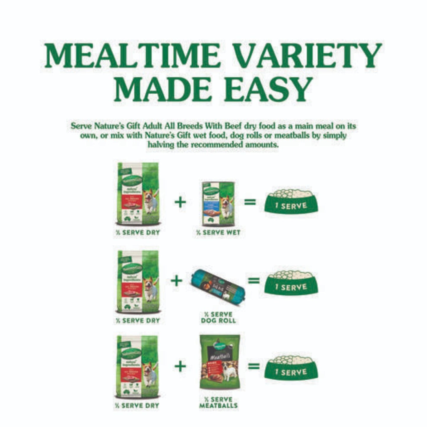 Nature's Gift Sustain Adult Beef Dry Dog Food