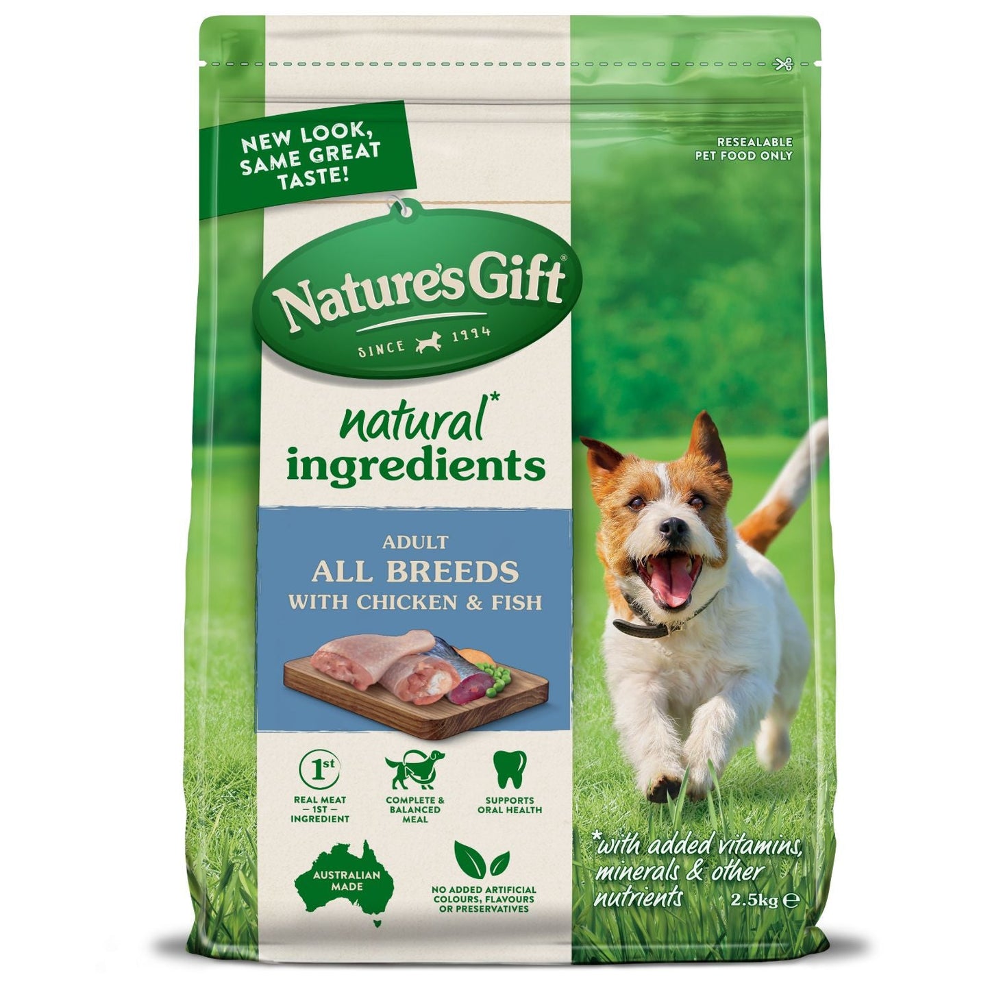 Nature's Gift Sustain Adult Chicken & Fish Dry Dog Food