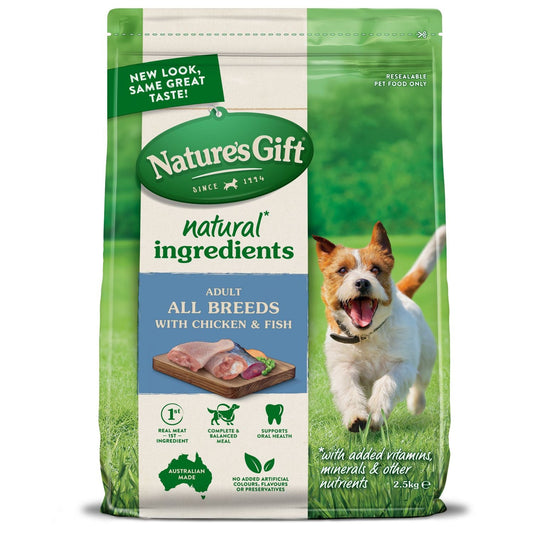 Nature's Gift Sustain Adult Chicken & Fish Dry Dog Food