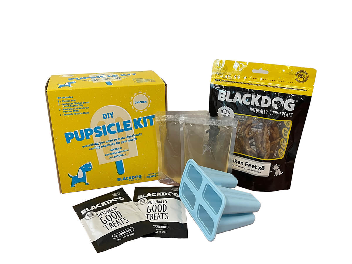Blackdog Chicken Pupsicle Dog Treat Pack