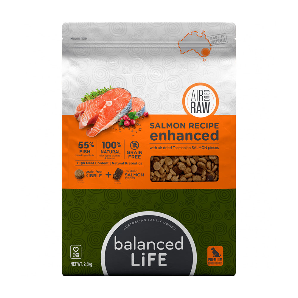 Balanced Life Dry Dog Food with Salmon Pieces