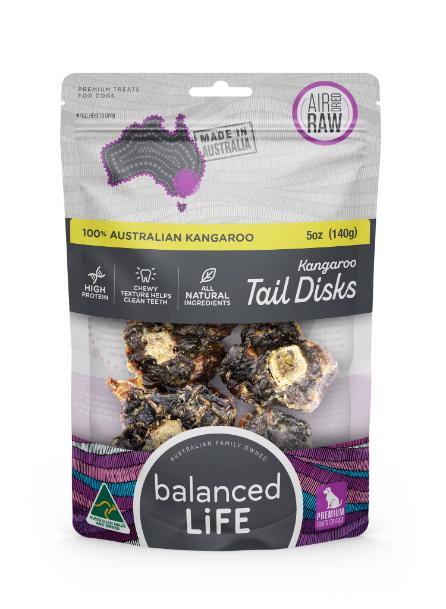 Balanced Life Kangaroo Tail Disks Dog Treats