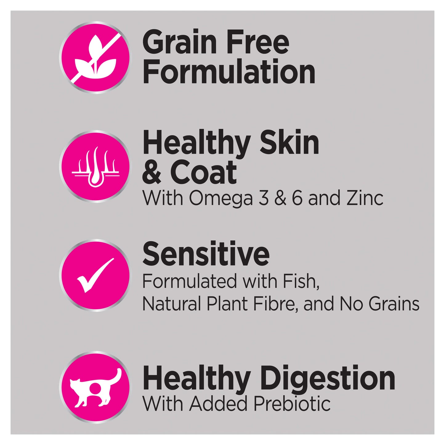 Optimum Grain Free Sensitive Ocean Fish Dry Cat Food