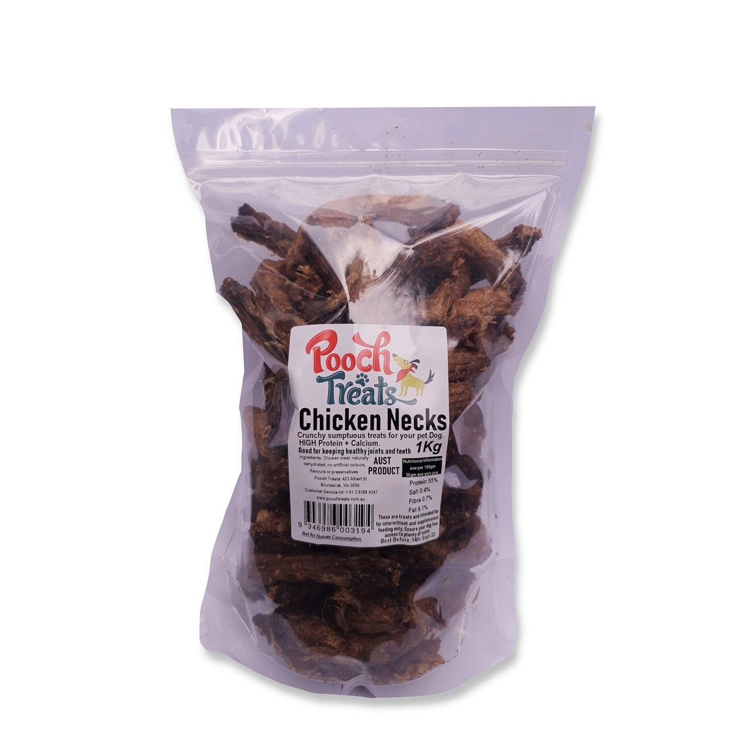 Pooch Treats Chicken Necks Dog Treats