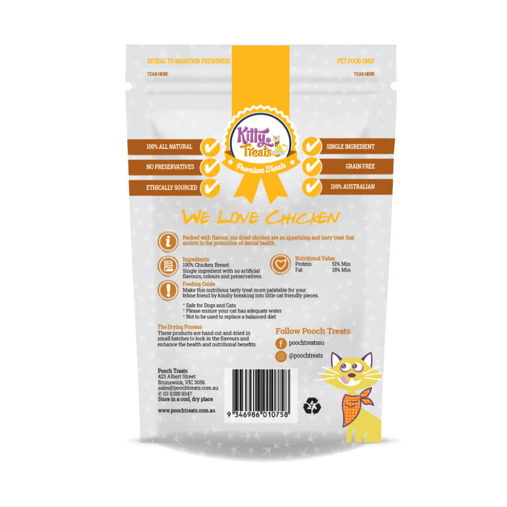 Pooch Treats Australian Chicken Breast Kitty Treats