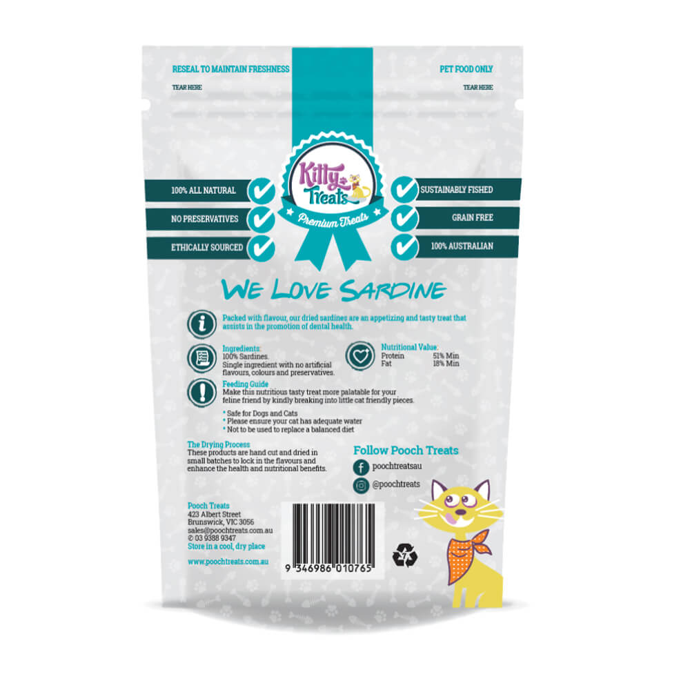 Pooch Treats Australian Sardines Kitty Treats