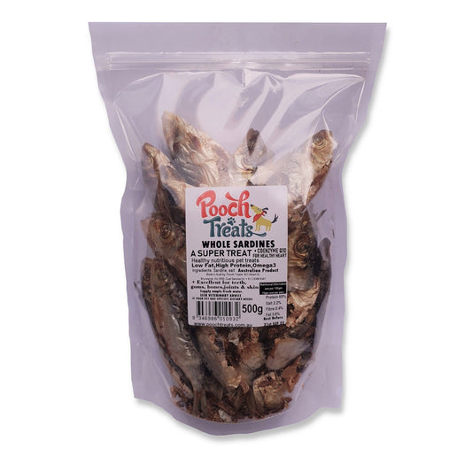 Pooch Treats Whole Sardines Dog Treats