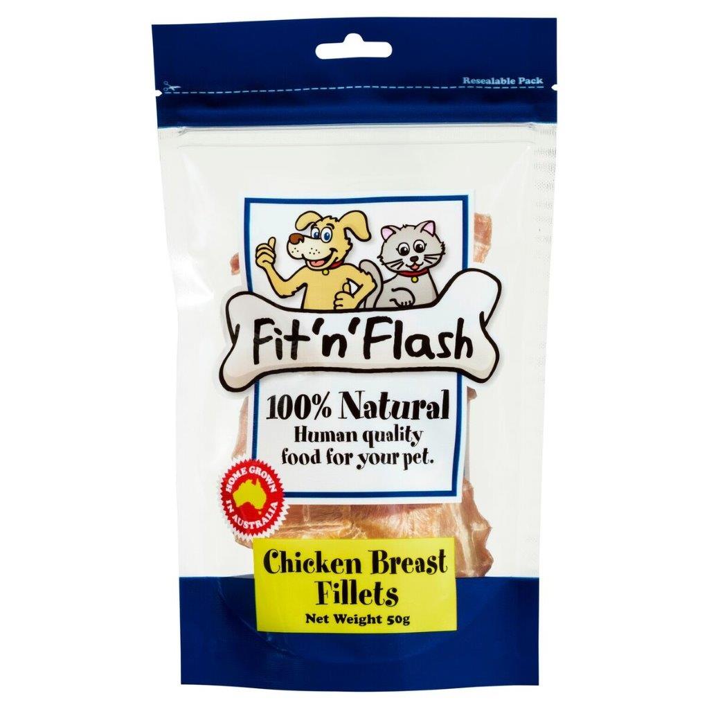 Fit 'n' Flash Chicken Breast Fillet Dog Treats